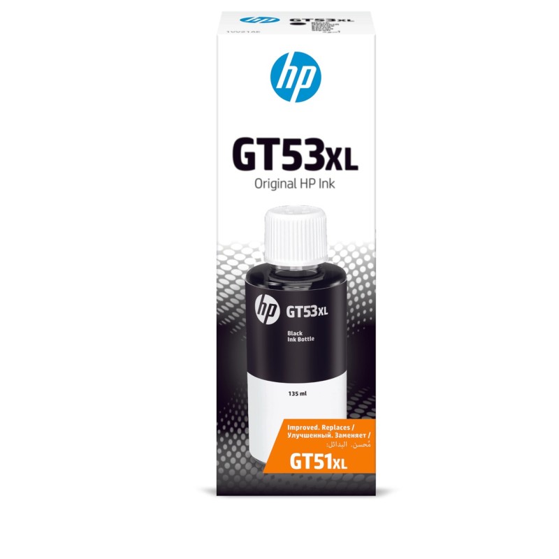 HP GT53XL Siyah Mürekkep Şişesi 1VV21AE